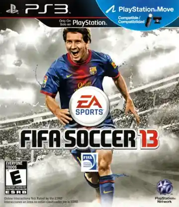 FIFA Soccer 13 (USA) (En,Fr,Es) (v1.06) (BLUS30998) (Disc) (Update) box cover front